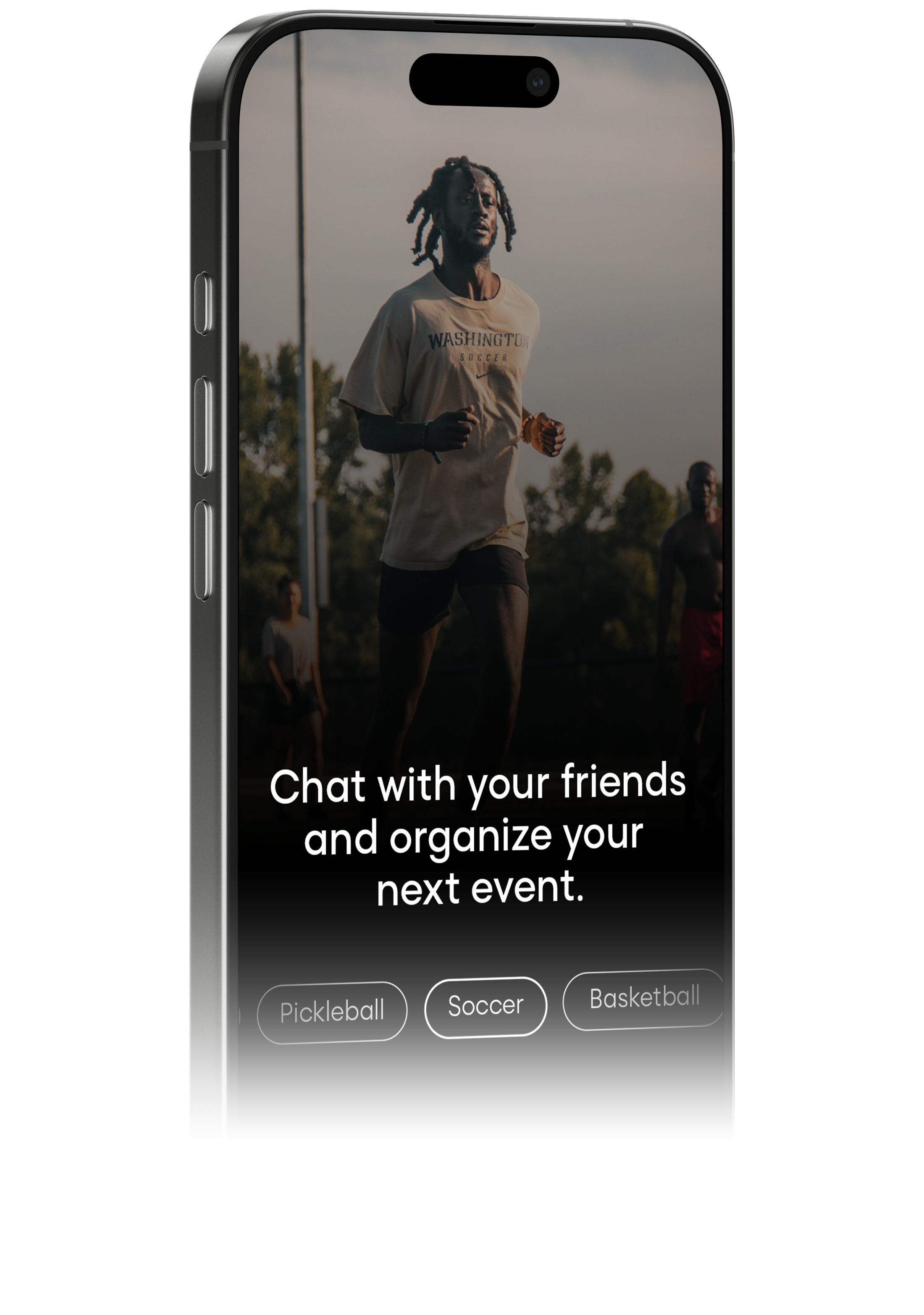 Neet app showing sports events feed