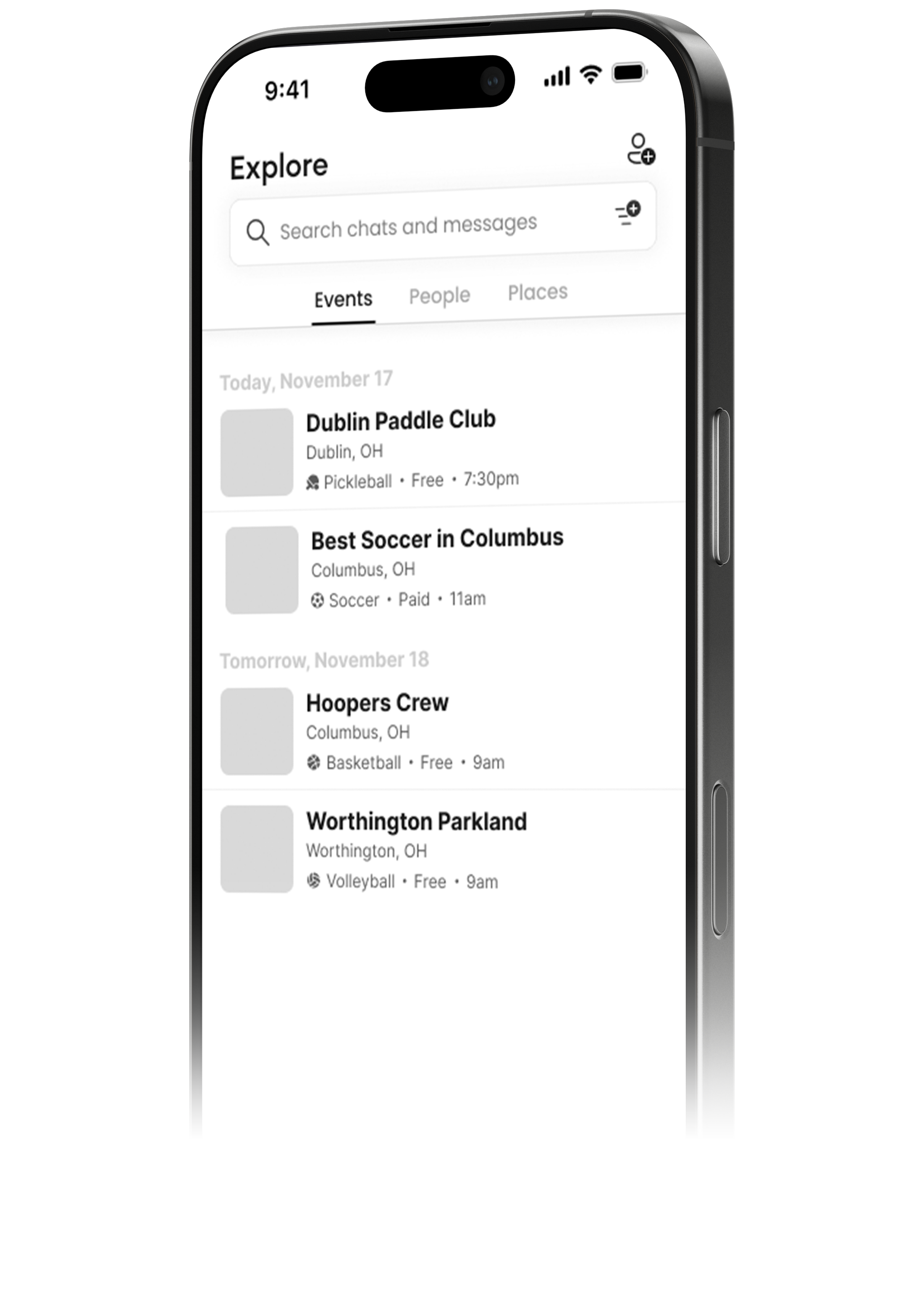 Neet app showing group activity details